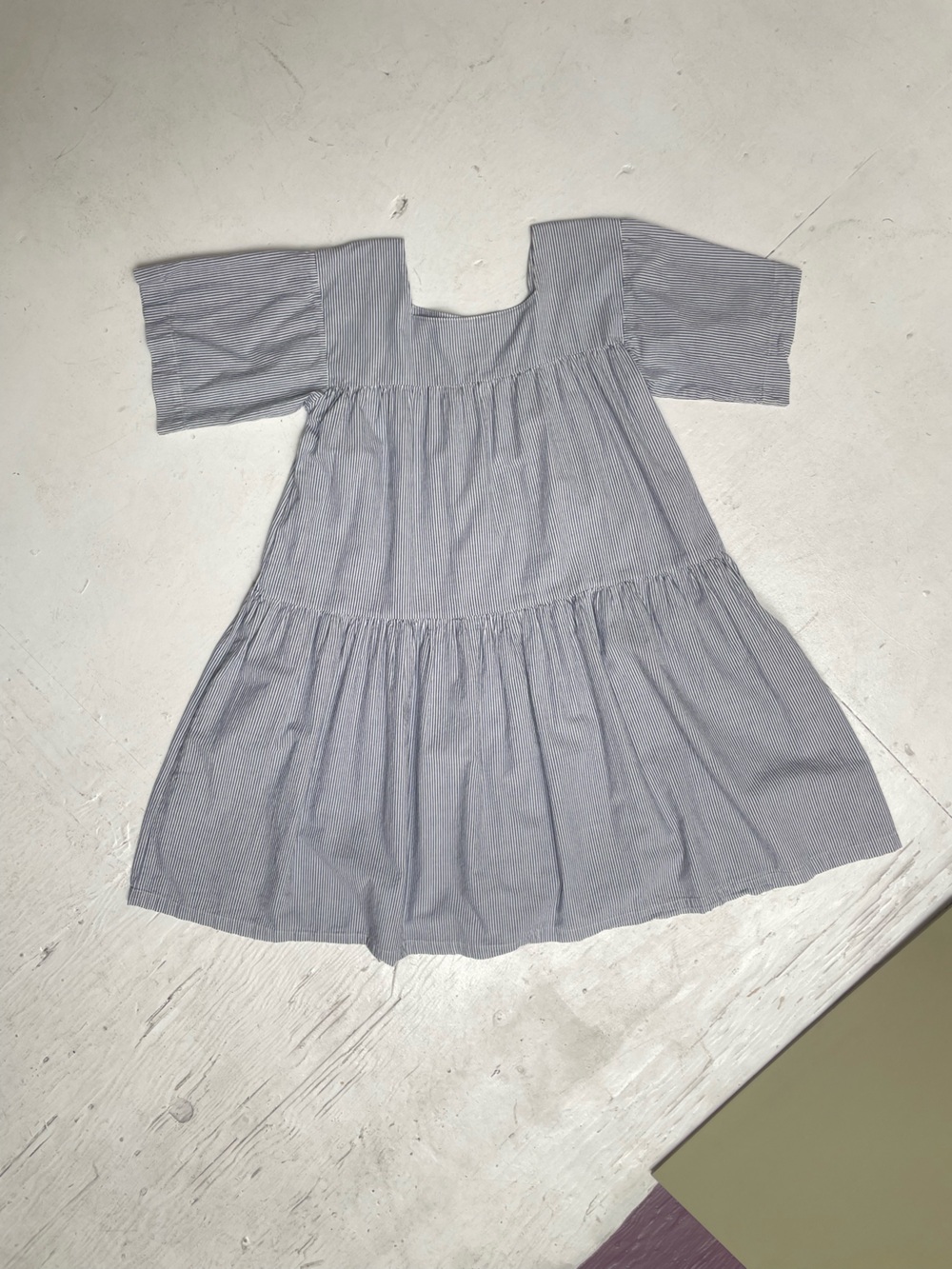 Blue Striped Sun Dress